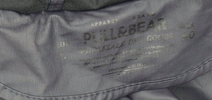 Womens UK Size 12 Pull & Bear Blue Rain Coat