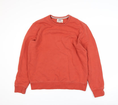 Mens UK Size M Lands' End Red Pullover Sweatshirt