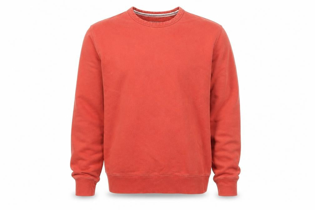 Mens UK Size M Lands' End Red Pullover Sweatshirt