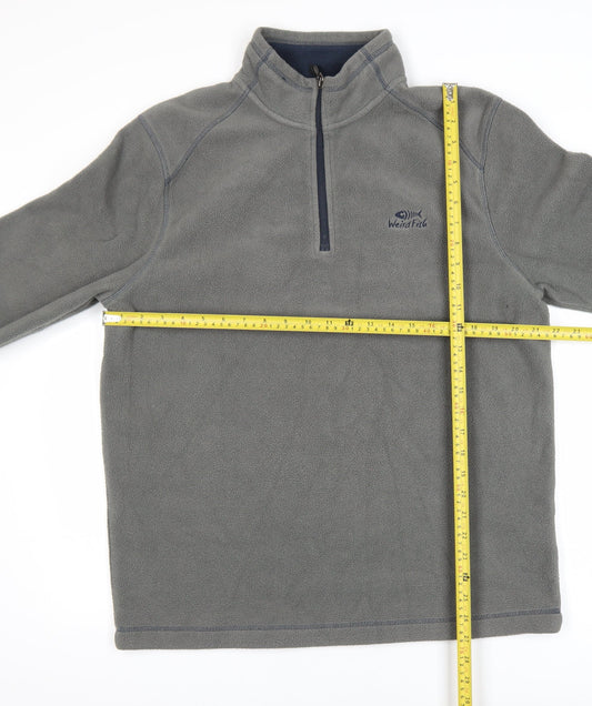 Mens UK Size M Weird Fish Grey Basic Jacket Jacket