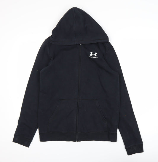 Boys UK Size XL Under armour Black Basic Jacket
