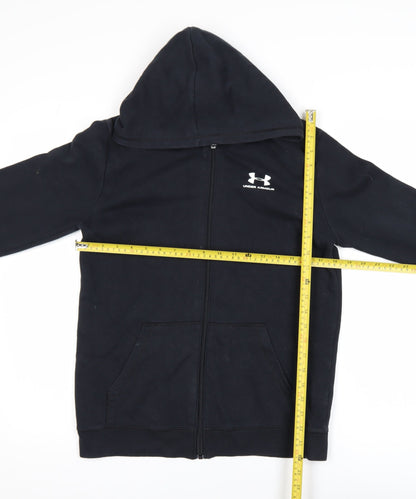 Boys UK Size XL Under armour Black Basic Jacket