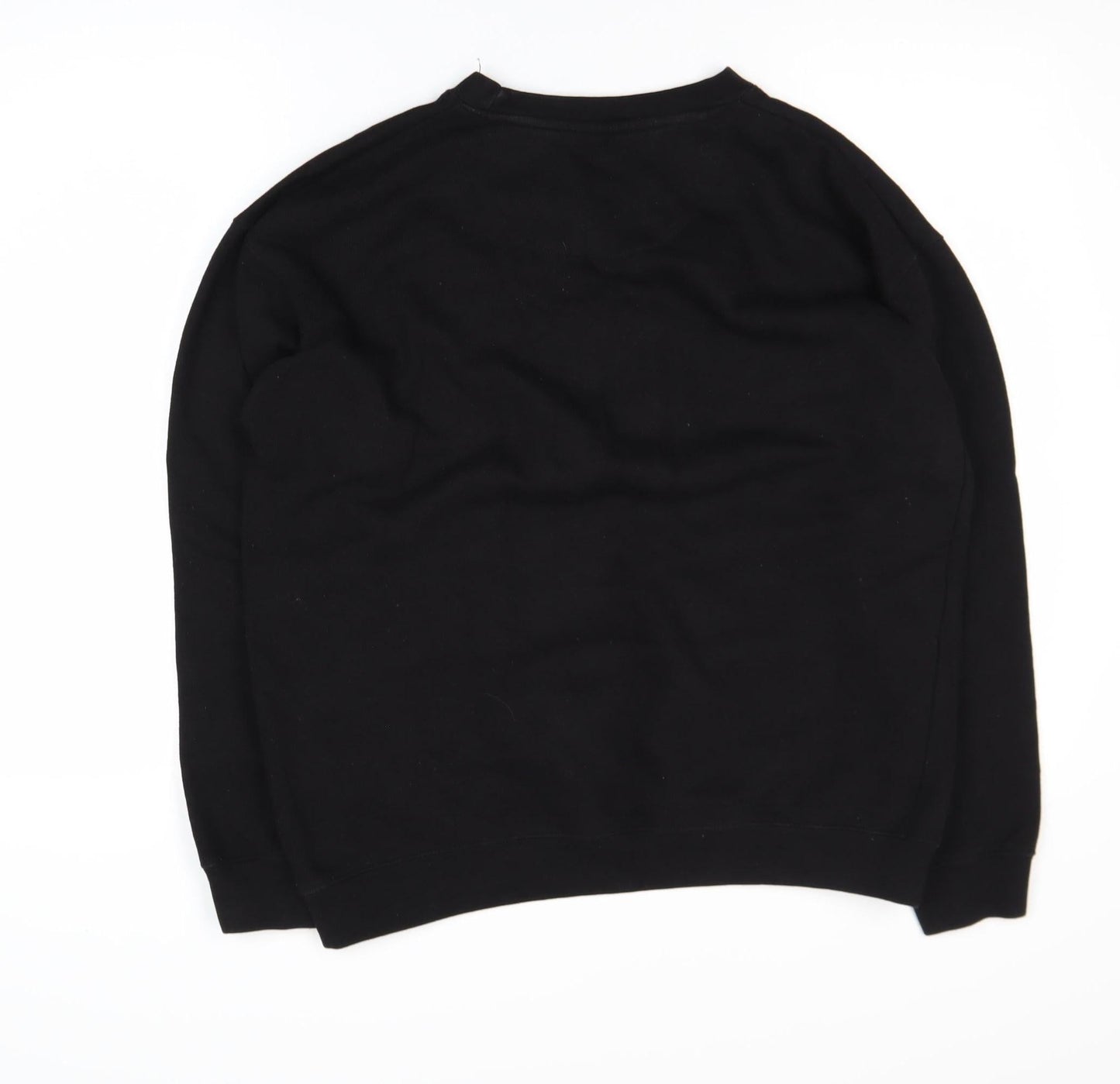 Mens UK Size S BoohooMAN Black Pullover Sweatshirt