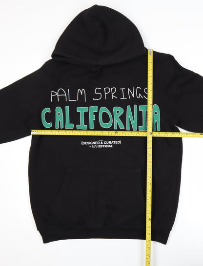 Mens UK Size S BoohooMAN Black Pullover Hoodie