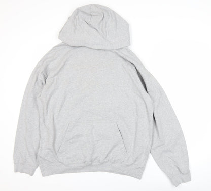 Mens UK Size S boohooMAN Grey Pullover Hoodie