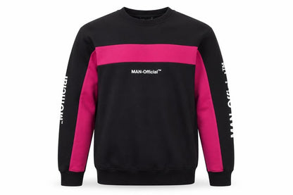 Mens UK Size M boohooMAN Black Pullover Sweatshirt