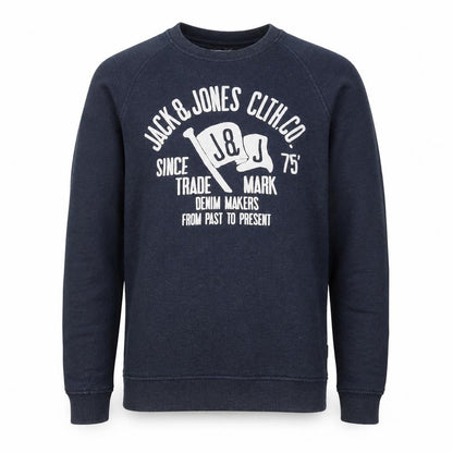 Mens UK Size L JACK & JONES Blue Pullover Sweatshirt