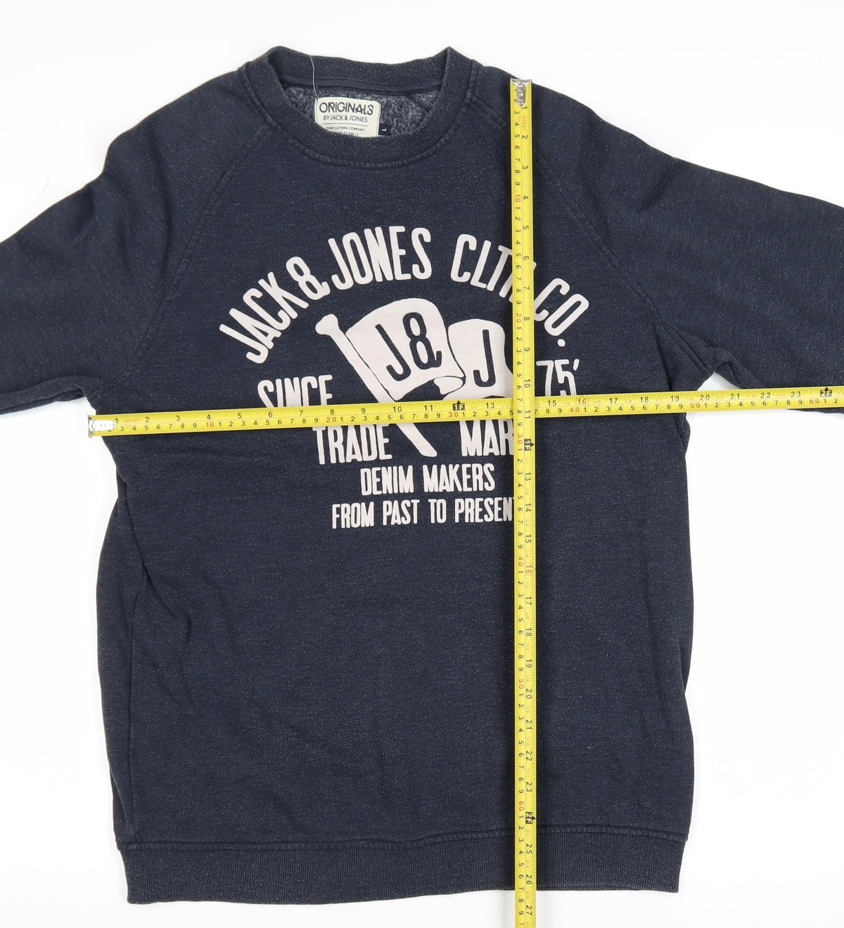 Mens UK Size L JACK & JONES Blue Pullover Sweatshirt