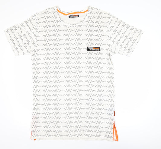 Noisecontrollers Men's White XL Graphic Music T-Shirt Cotton