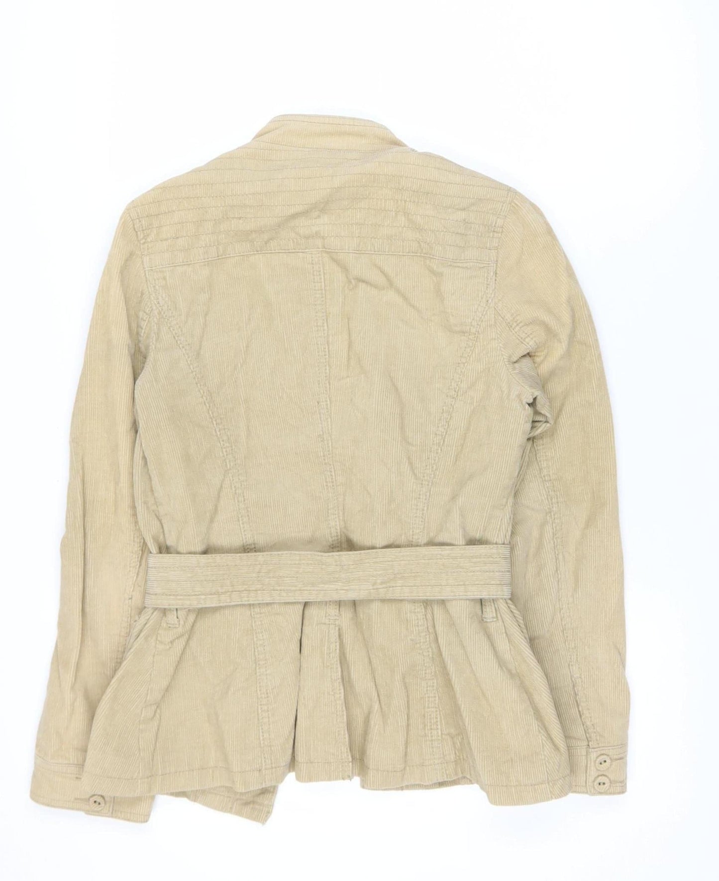 Womens UK Size 8 Monsoon Beige Military Jacket