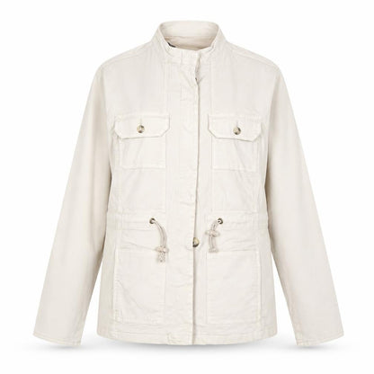 Womens UK Size 10 Capsule Beige Military Jacket