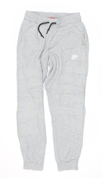 Mens UK Size S Nike Regular Fit Jogger Grey Trousers