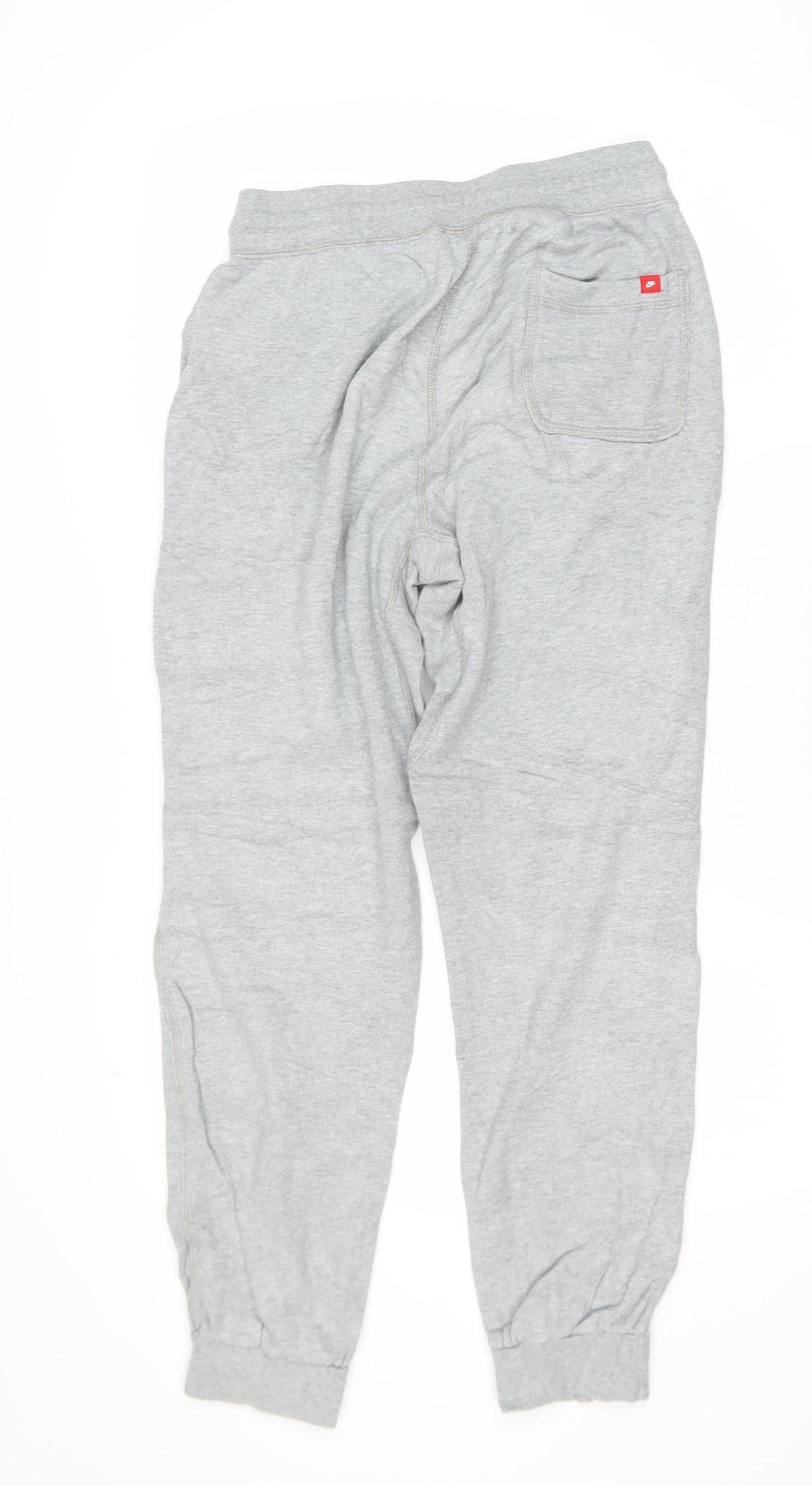 Mens UK Size S Nike Regular Fit Jogger Grey Trousers