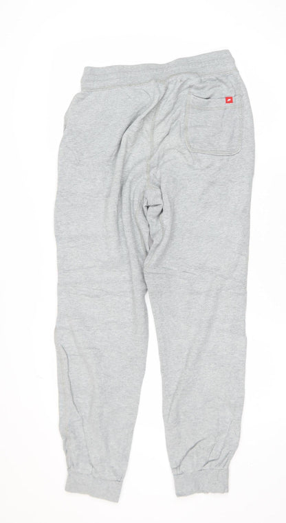 Mens UK Size S Nike Regular Fit Jogger Grey Trousers