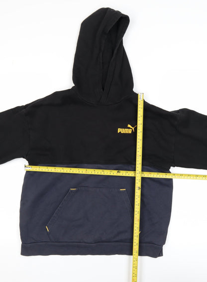 Puma Boys Multicoloured Pullover Hoodie 13-14 Years Cotton Blend