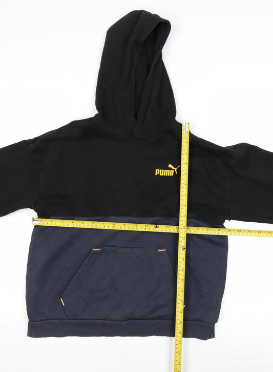 Puma Boys Multicoloured Pullover Hoodie 13-14 Years Cotton Blend