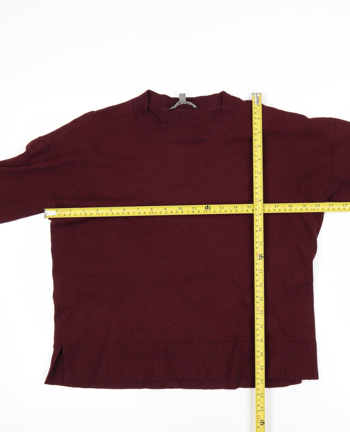 Unisex Adults UK Size M Oasis Red Pullover Jumper