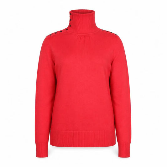 Womens UK Size 12 Lakeland Red Basic Blouse