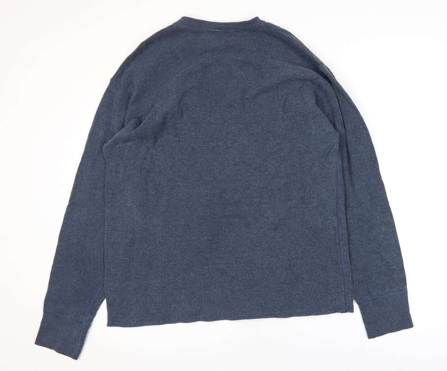 Mens UK Size L L.L. Bean Blue Pullover Sweatshirt