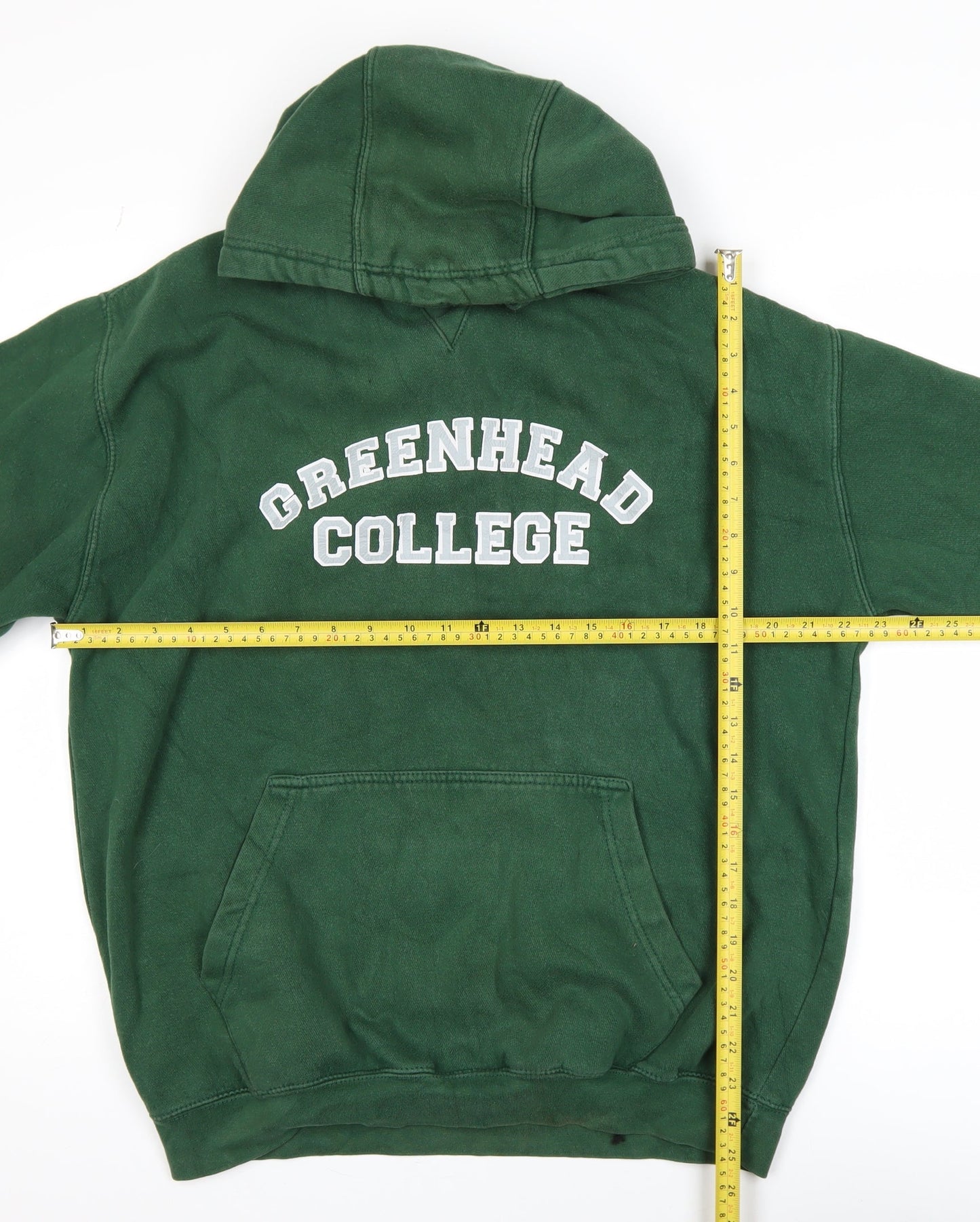 Mens UK Size L Just Hoods by AWDis Green Pullover Hoodie