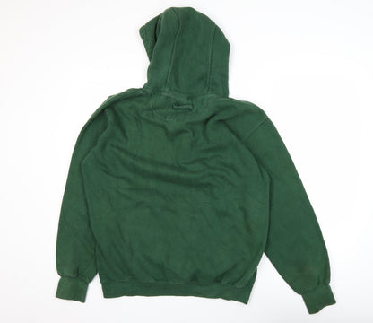 Mens UK Size L Just Hoods by AWDis Green Pullover Hoodie