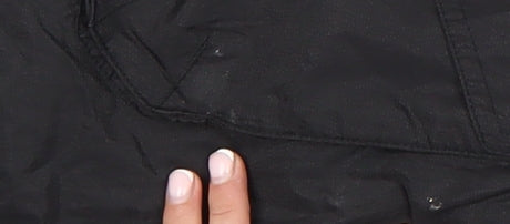 Womens UK Size 10 Marks and Spencer Black Parka Coat