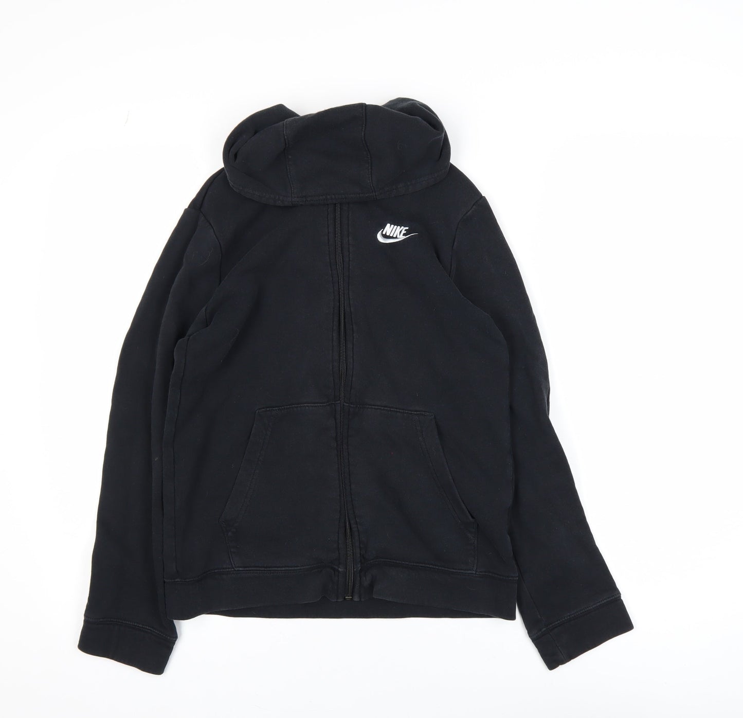 Boys UK Size 158 Nike Black Full Zip Hoodie