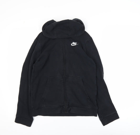 Boys UK Size 158 Nike Black Full Zip Hoodie