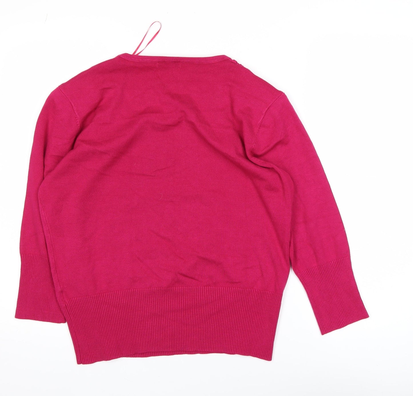Womens UK Size 16 Roman Pink Basic Blouse