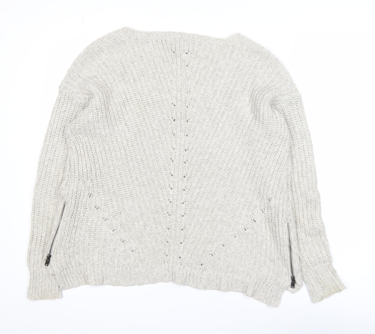 Womens UK Size M American Eagle Outfitters Beige Pullover Jumper