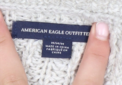 Womens UK Size M American Eagle Outfitters Beige Pullover Jumper