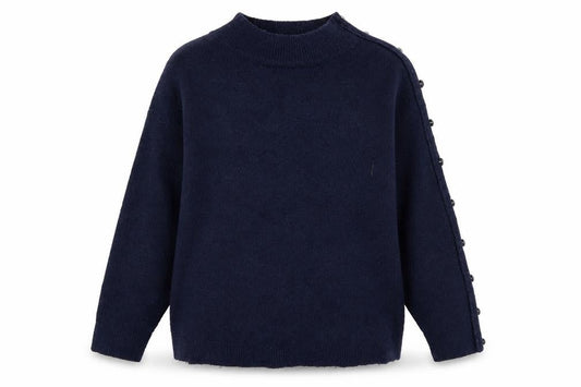 Womens UK Size L Monsoon Blue Pullover Jumper
