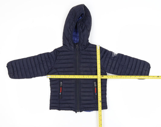 Boys UK Size 2 Years Joules Blue Puffer Jacket