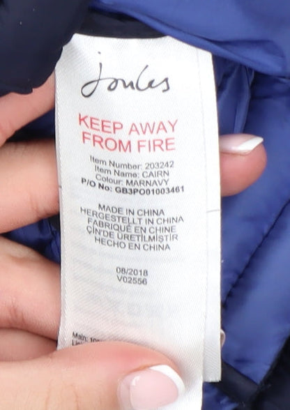 Boys UK Size 2 Years Joules Blue Puffer Jacket