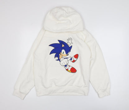Teens UK Size XS RESERVED White Pullover Hoodie