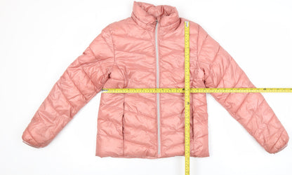 Girls UK Size 14-15 Years H&M Pink Puffer Jacket