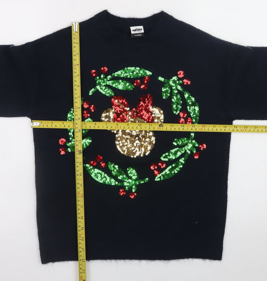Womens UK Size S George Black Pullover Jumper
