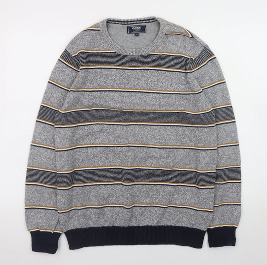 Mens UK Size M Maine New England Grey Pullover Jumper