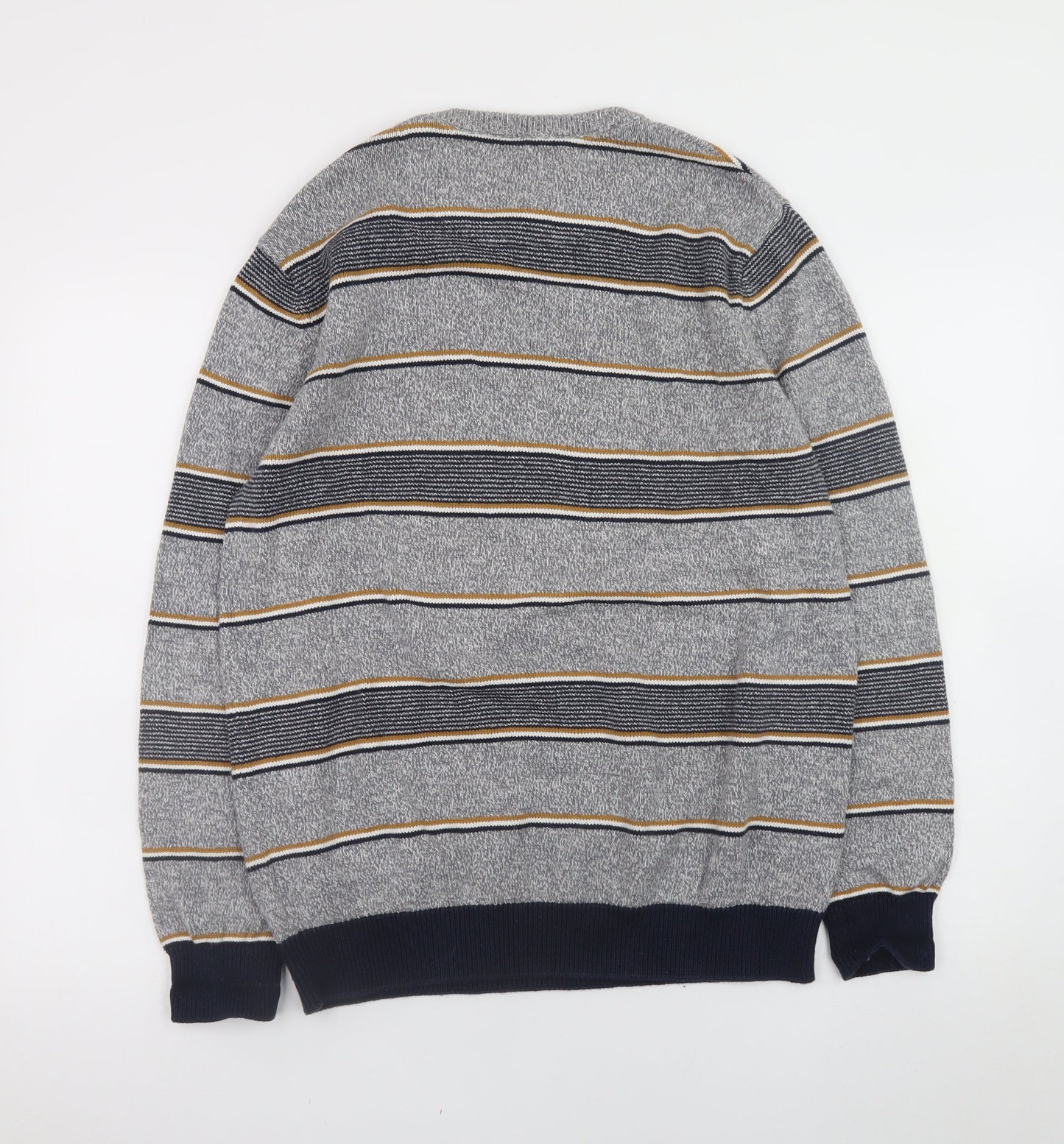 Mens UK Size M Maine New England Grey Pullover Jumper