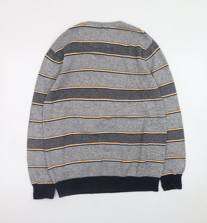 Mens UK Size M Maine New England Grey Pullover Jumper