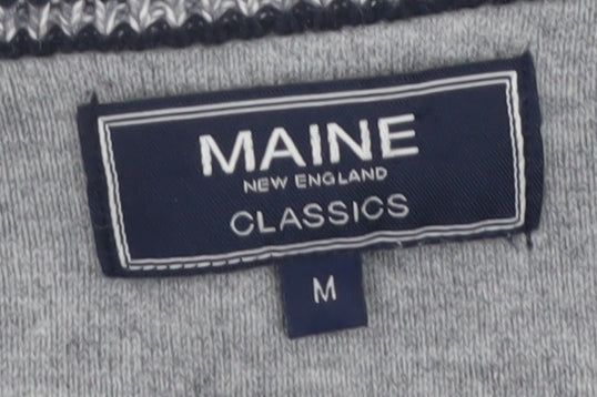 Mens UK Size M Maine New England Grey Pullover Jumper