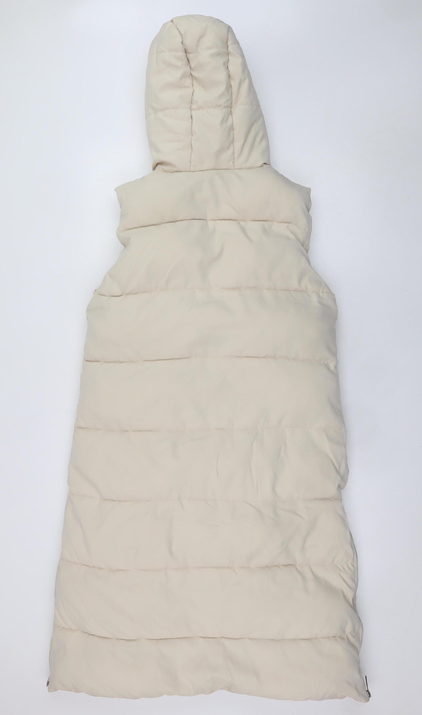 Womens UK Size M Cherry Koko Beige Puffer Jacket