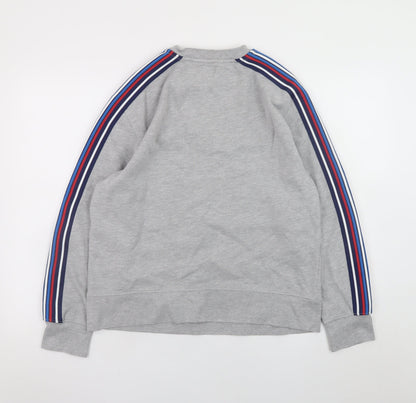 Mens UK Size S Topman Grey Pullover Sweatshirt