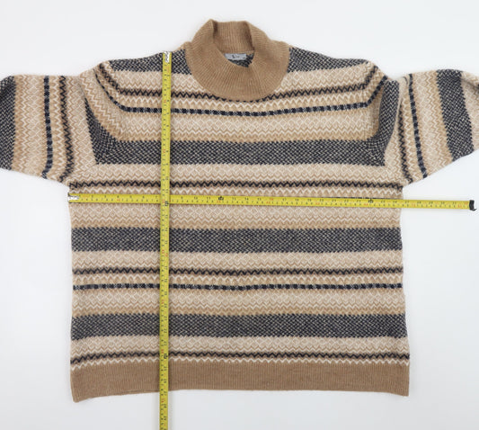 Mens UK Size 3XL TU Beige Pullover Jumper