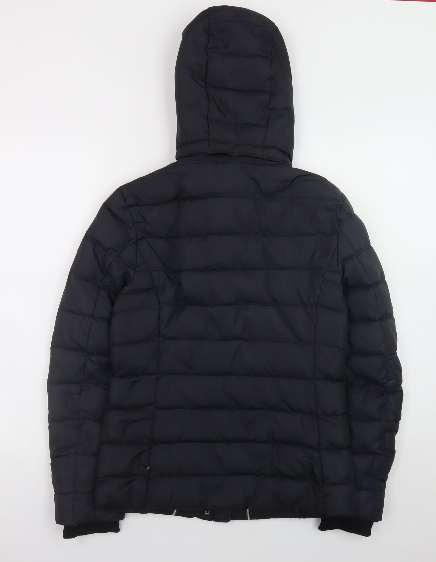 Womens UK Size S Tommy Hilfiger Black Puffer Jacket