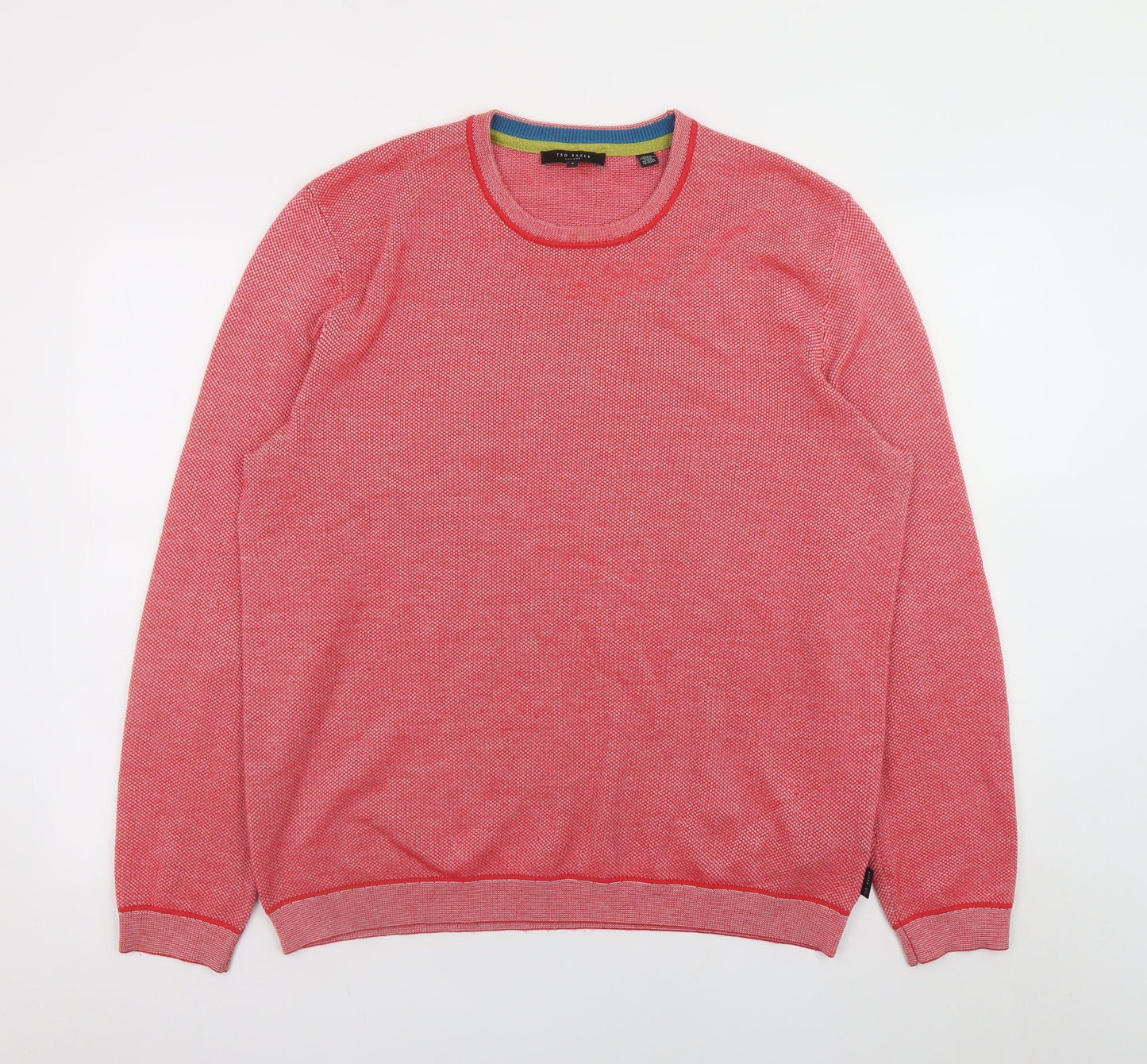 Mens UK Size XL Ted Baker Red Pullover Jumper
