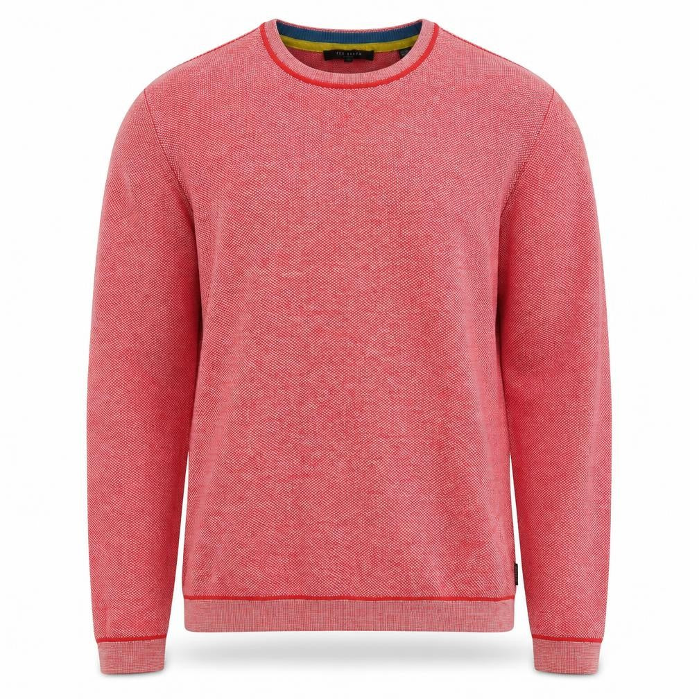 Mens UK Size XL Ted Baker Red Pullover Jumper