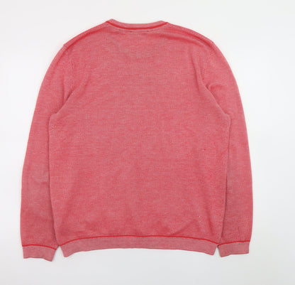 Mens UK Size XL Ted Baker Red Pullover Jumper