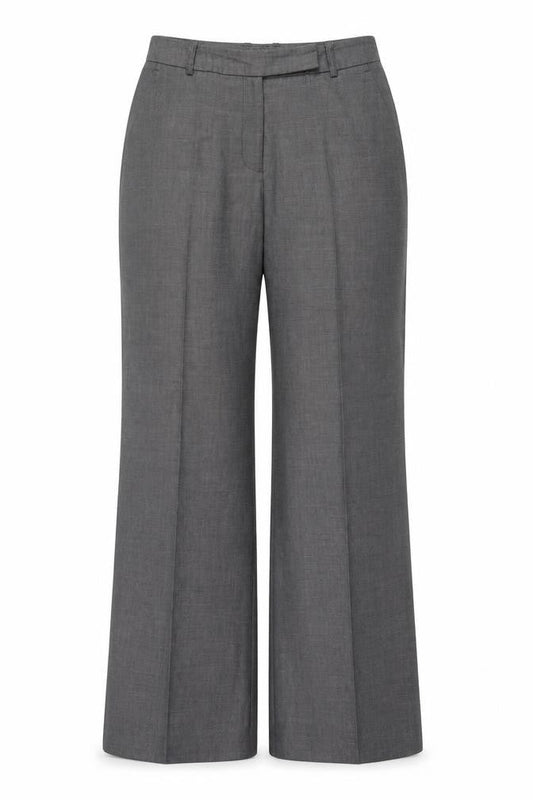 Womens UK Size 6P Liz Claiborne Classic Fit Dress Pants Grey Trousers
