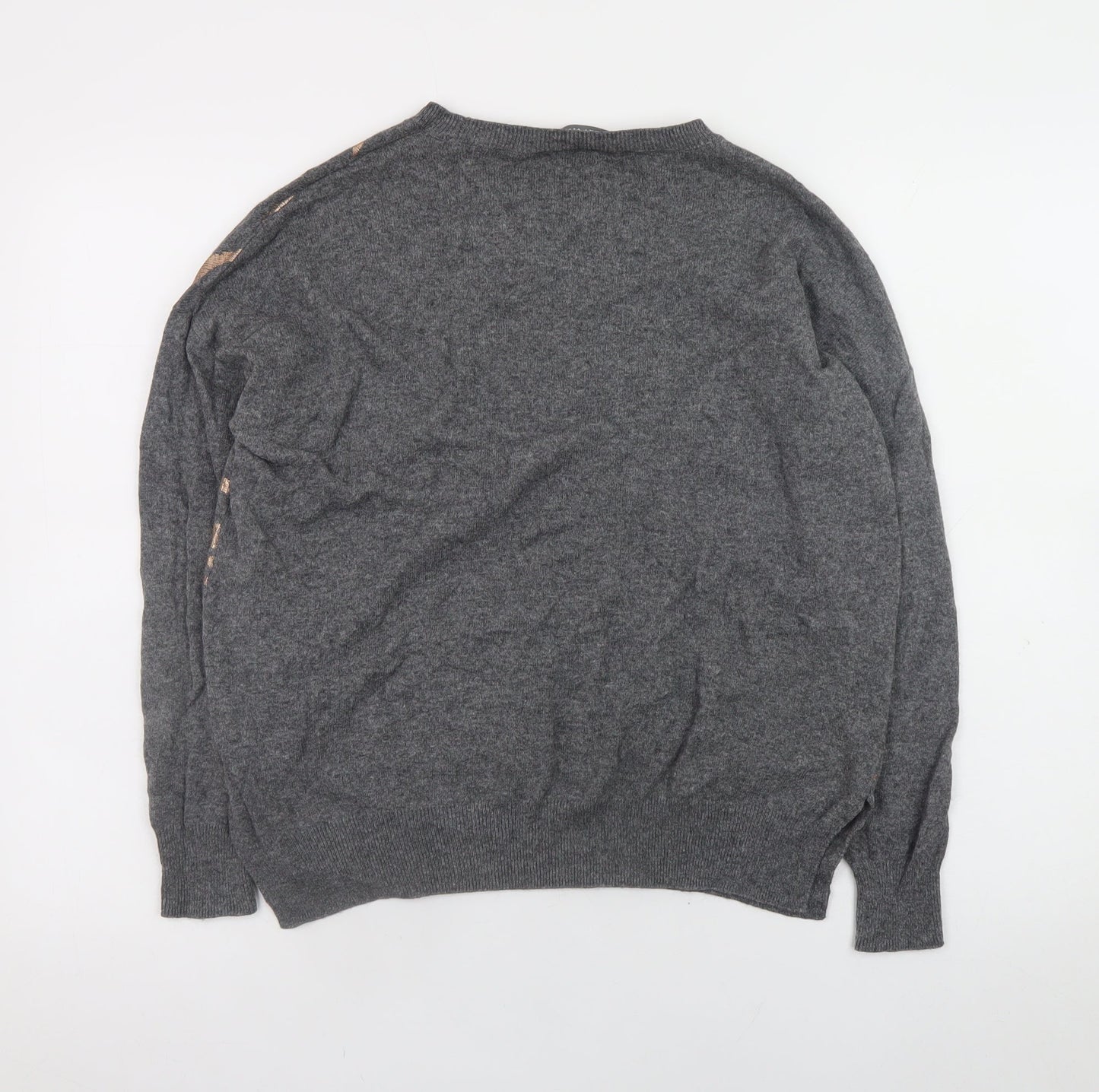 Womens UK Size M Mint Velvet Grey Pullover Jumper